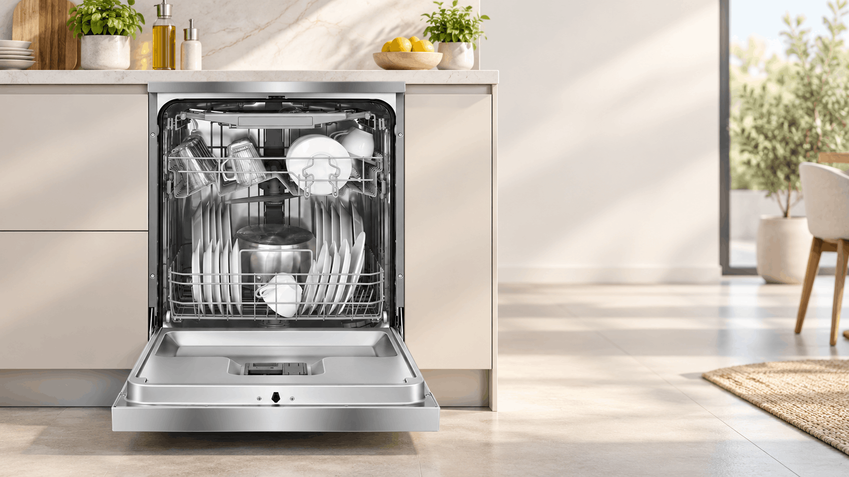 Lave Vaisselle HISENSE 15 Couverts 8 Programmes - Inox